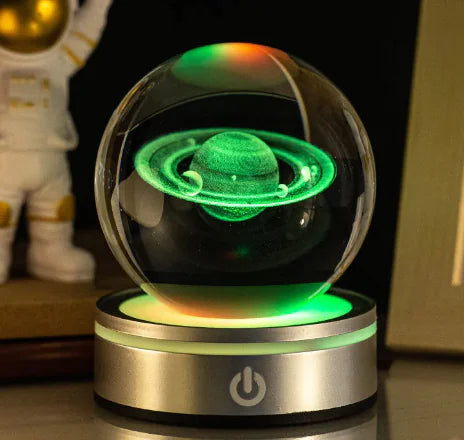 3D Inner Carving Luminous Crystal Ball