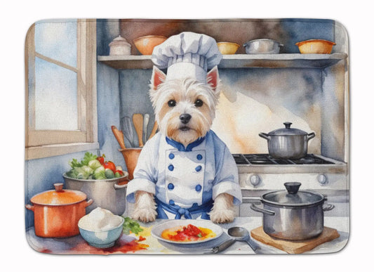 Westie The Chef Memory Foam Kitchen Mat