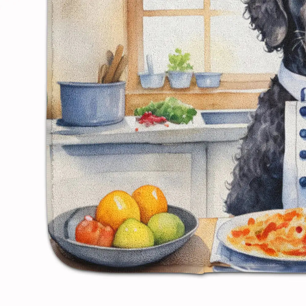 Curly-Coated Retriever The Chef Memory Foam Kitchen Mat