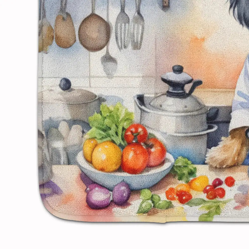 Tibetan Terrier The Chef Memory Foam Kitchen Mat