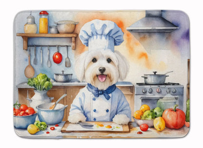 Coton de Tulear The Chef Memory Foam Kitchen Mat