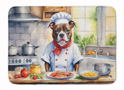 Staffordshire Bull Terrier The Chef Memory Foam Kitchen Mat