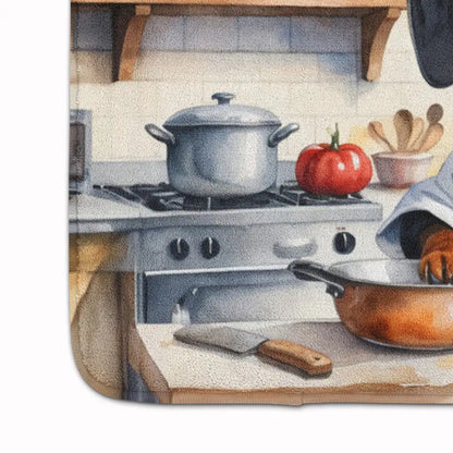 Dachshund The Chef Memory Foam Kitchen Mat