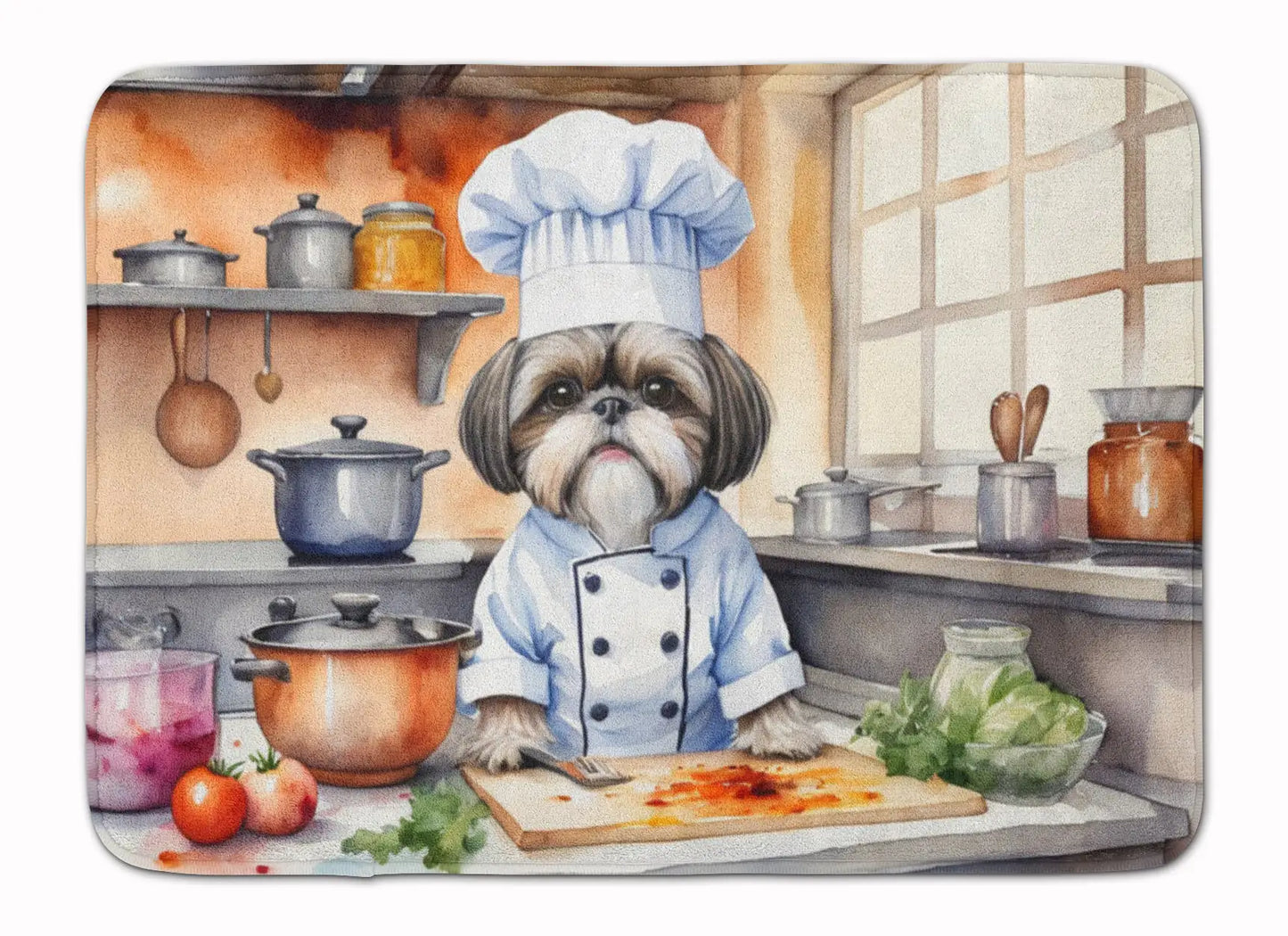 Shih Tzu The Chef Memory Foam Kitchen Mat