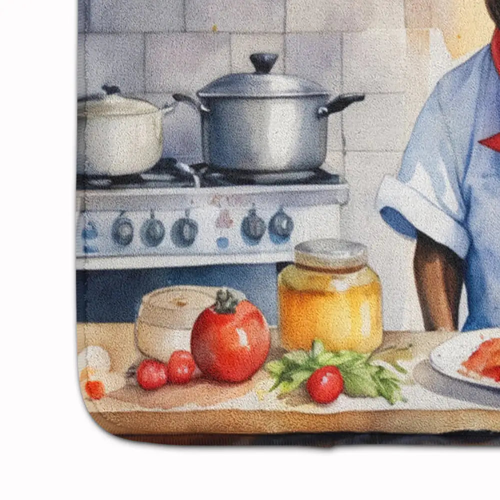 Staffordshire Bull Terrier The Chef Memory Foam Kitchen Mat