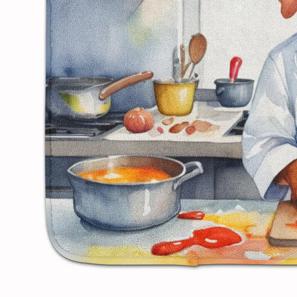 Vizsla The Chef Memory Foam Kitchen Mat