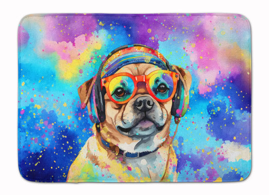 Pug Hippie Dawg Memory Foam Kitchen Mat