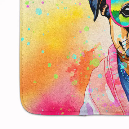 Pug Hippie Dawg Memory Foam Kitchen Mat