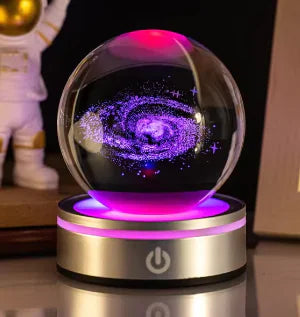 3D Inner Carving Luminous Crystal Ball