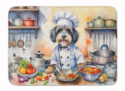 Tibetan Terrier The Chef Memory Foam Kitchen Mat